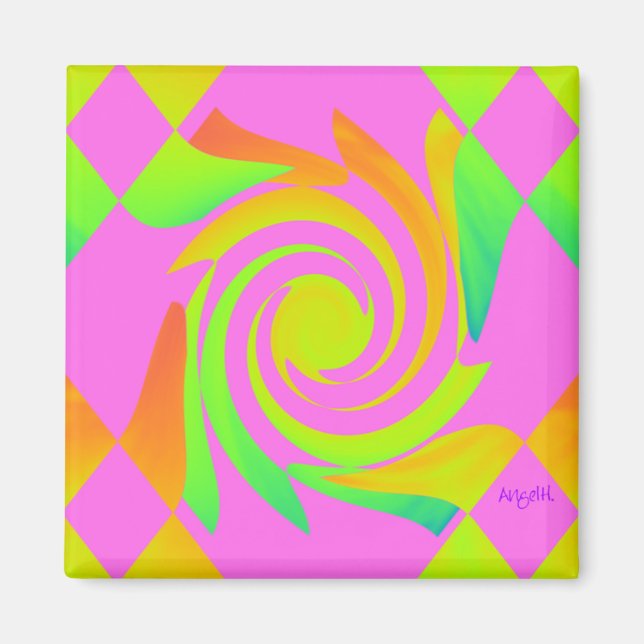 Happy Diamonds Magnet (Vorne)