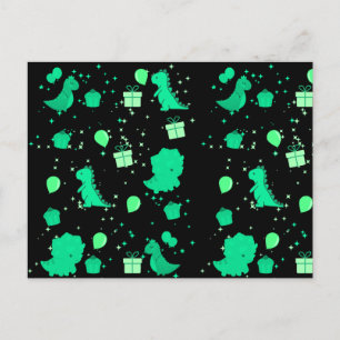 Happy Dinomight Geburtstag Postkarte