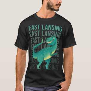 Happy Dinosaur East Lansing T-Shirt