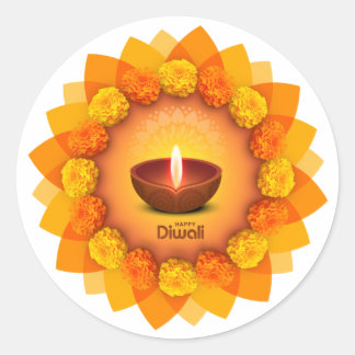 Happy Diwali Aufkleber