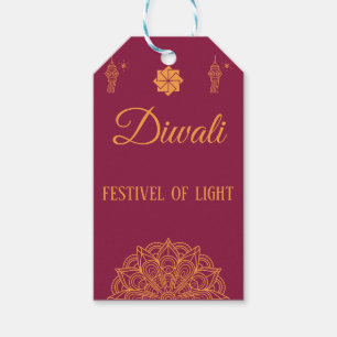 Happy Diwali Aufkleber Geschenkanhänger