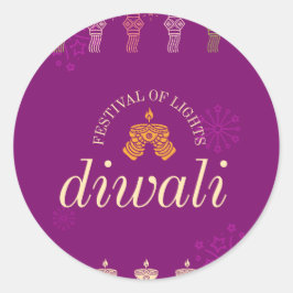 Happy Diwali Aufkleber und Etiketten