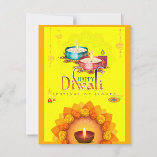 Happy Diwali Card Feiertagskarte