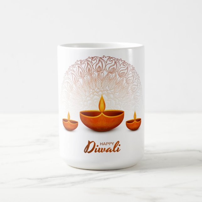 Happy Diwali Coffee Tasse (Mittel)