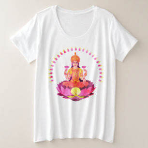 Happy Diwali - Deepalavi Lakshmi Goddess 1 Große Größe T-Shirt