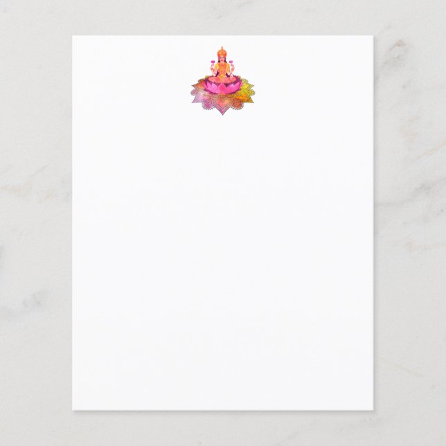 Happy Diwali - Deepalavi Lakshmi Goddess 4 (Vorderseite)