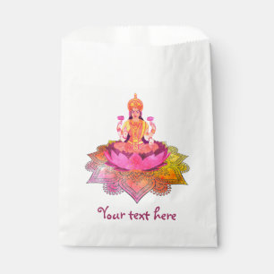 Happy Diwali - Deepalavi Lakshmi Goddess 4 Geschenktütchen
