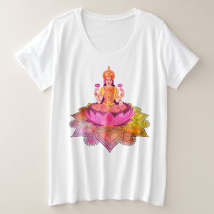 Happy Diwali - Deepalavi Lakshmi Goddess 4 Große Größe T-Shirt