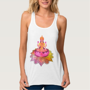 Happy Diwali - Deepalavi Lakshmi Goddess 4 Tank Top