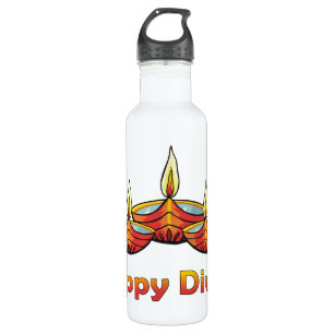 Happy Diwali Deepas Trinkflasche