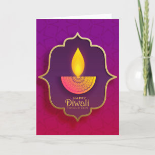 Happy Diwali Deepawali Indian Festival of Lights Karte