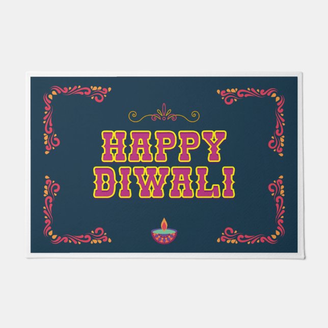 Happy Diwali Doormat Fußmatte (Vorderseite)