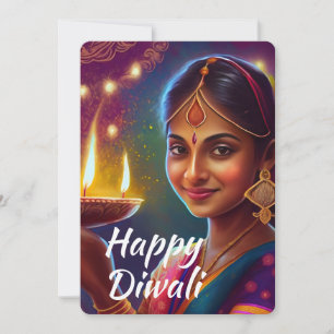 Happy Diwali Feiertagskarte
