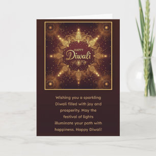 Happy Diwali Feiertagskarte