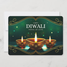 Happy Diwali Ferienkarte