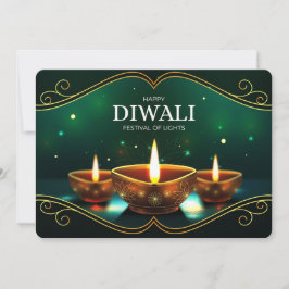 Happy Diwali Ferienkarte Feiertagskarte