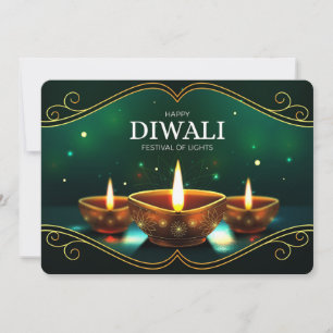 Happy Diwali Ferienkarte Feiertagskarte
