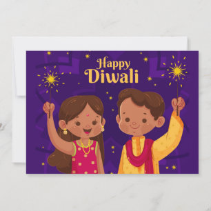 Happy Diwali Ferienkarte Feiertagskarte
