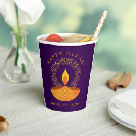 Happy Diwali Festival of Lights Celebration Pappbecher