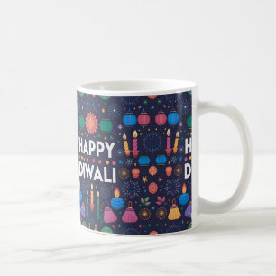 Happy Diwali Geschenk Kaffeetasse