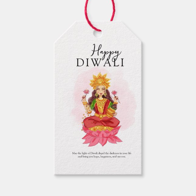 Happy Diwali Geschenkanhänger (Vorderseite)