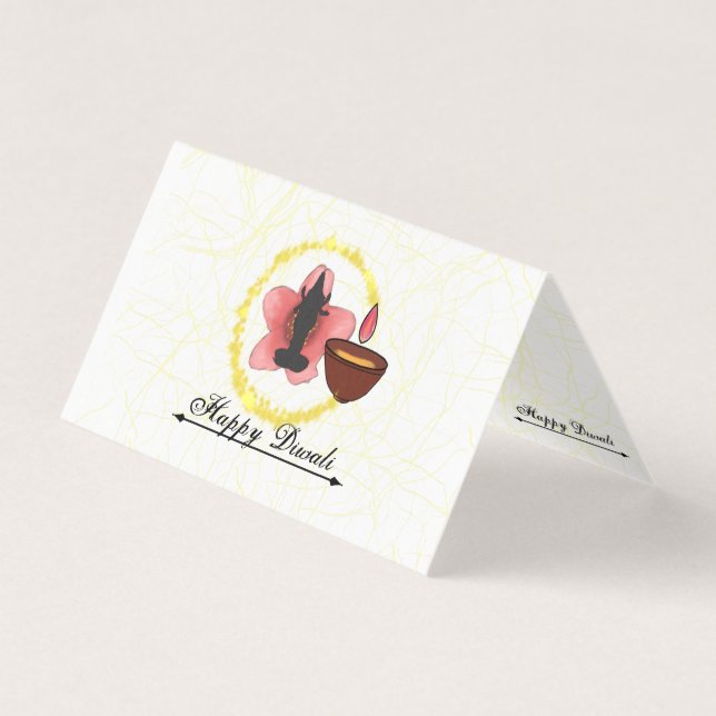 Happy Diwali Grußkarte (Vorderseite)