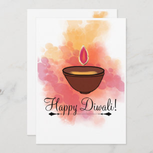 Happy Diwali Grußkarte Feiertagskarte