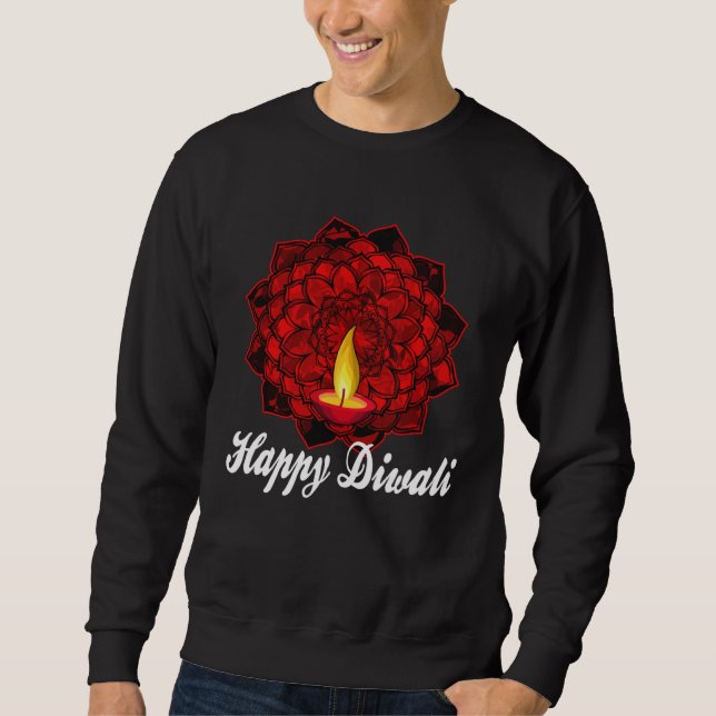 Happy Diwali Hindu Celebration Sweatshirt (Vorderseite)