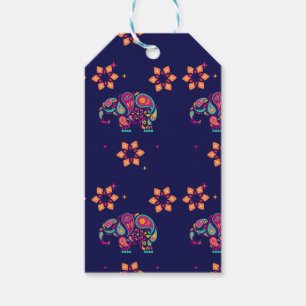 HAPPY DIWALI INDIA INDIAN ELEPHANT MANDALA GESCHENKANHÄNGER