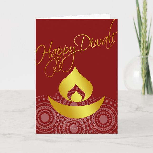 Happy Diwali Karte (Vorderseite)