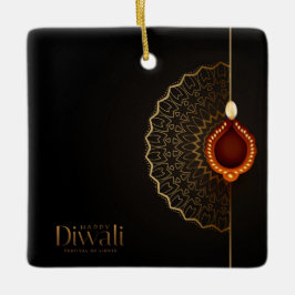 Happy Diwali Keramik Ornament