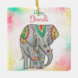 Happy Diwali Keramik Ornament