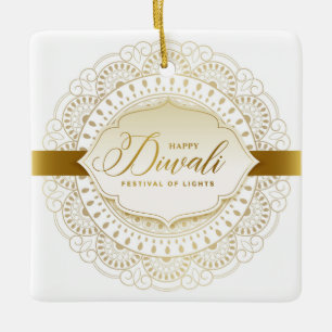 Happy Diwali Keramikornament