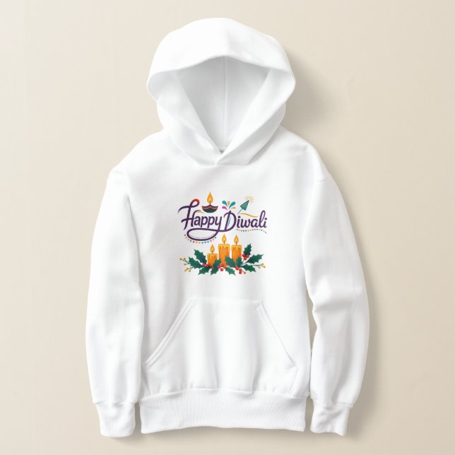 Happy Diwali Kids’ Pullover Hoodie Festival (Ablage )