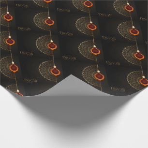 Happy Diwali mit Diya und Rangoli Geschenkpapier