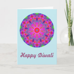 Happy Diwali mit eigenem Mantra-Text Karte