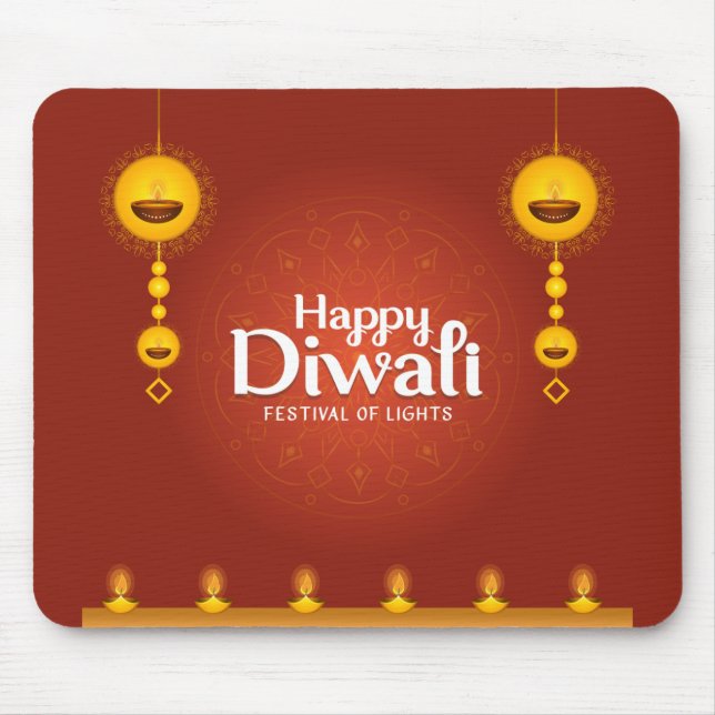 Happy Diwali Mousepad (Vorne)