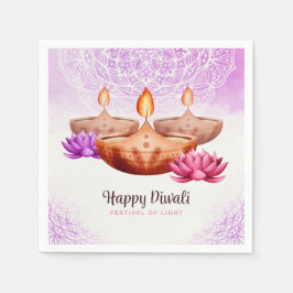 Happy Diwali Napkins Serviette