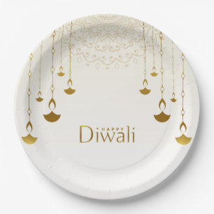 Happy Diwali Paper Plate Pappteller