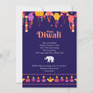 Happy Diwali Party Einladung