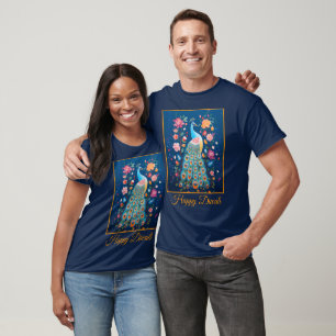 Happy Diwali Peacock & Blume T-Shirt