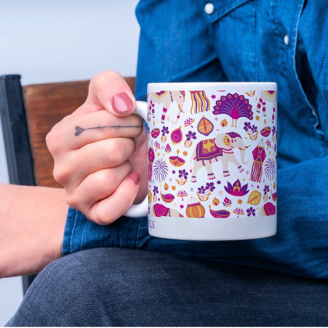 Happy Diwali Personalisierte Mug für Tee Kaffee Kaffeetasse (Von Creator hochgeladen)