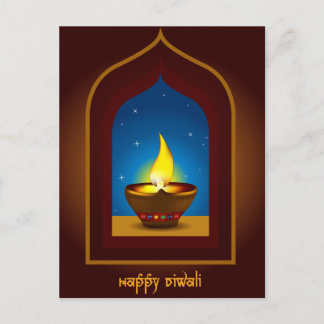 Happy Diwali Postkarte