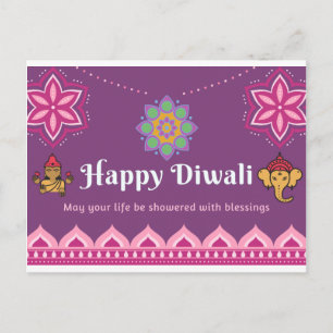 Happy Diwali Postkarte
