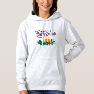 Happy Diwali Pullover Hoodie Festival Sweatshirt
