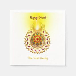 Happy Diwali Serviette