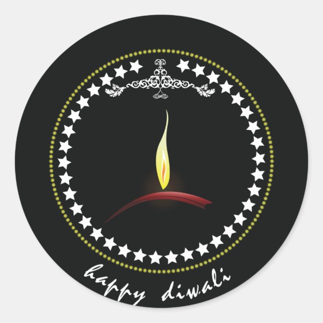 Happy Diwali Stickers (Vorderseite)