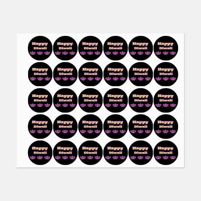 Happy Diwali Stickers ( This Diwali) Etiketten (Blatt)