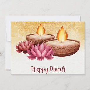 Happy Diwali Urlaubskarte Feiertagskarte