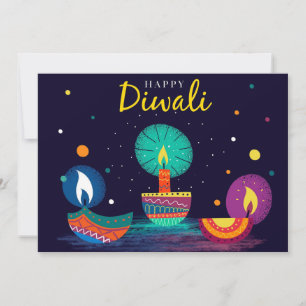 Happy Diwali Urlaubskarte Feiertagskarte